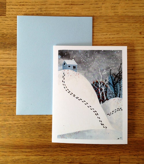 the road greeting card // one pc
