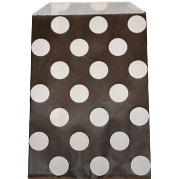 Dot Black Goodie Favor Treat Bags - Qty 12 Il_170x135