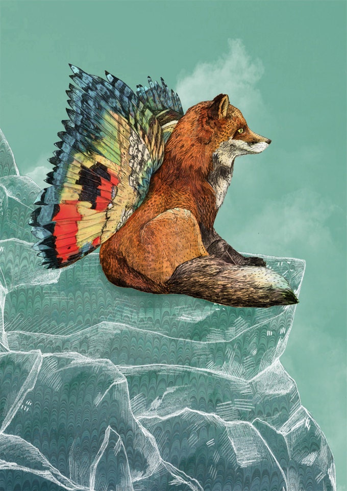 Flying Fox // A5 print