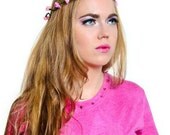 Mini rosebud chain halo-crown Multiple Colors  xo