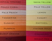 5/8 Fold Over Elastic, 5 Yard Multi Pack, You Choose Colors