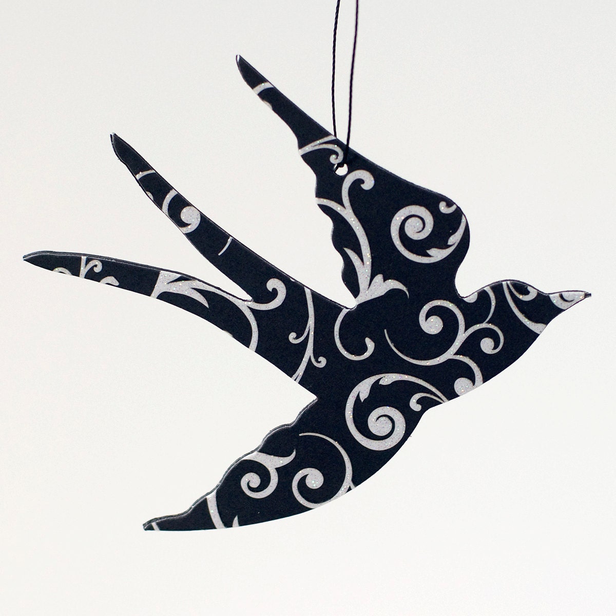 Holiday Ornament Christmas Swallow