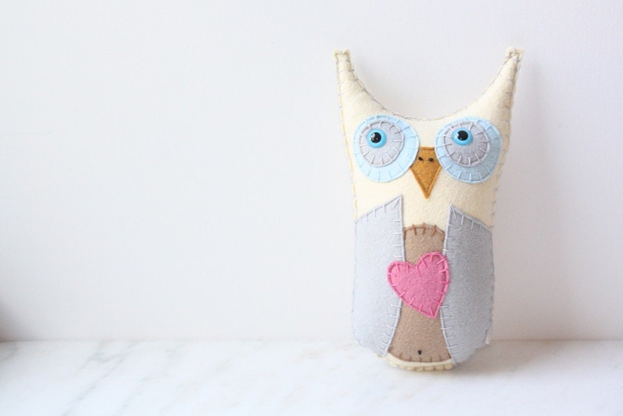 white owl soft toy