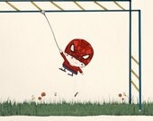S is for Spiderman Print 12x12