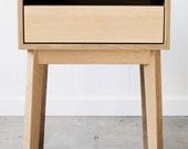 Two in stock - Solid Quarter Sawn White Oak Nightstand - hedgehouse