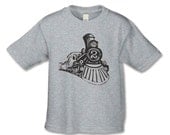 2 Year Birthday Shirt - Second Birthday Train T-Shirt ( Train 2 BTT 1112 )Perfect for a vintage train party