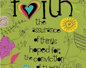 Scripture art, Wise Reminders - Faith bible verse, Christian art print (size: 8x10)