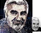 Glass Mosaic Portrait from Photograph to Custom ORDER