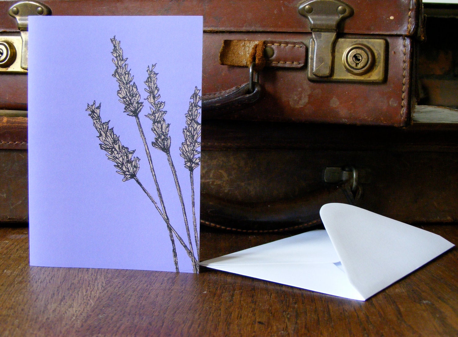 Lavender Greeting Card