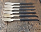 Chalkboard Wooden Spoon Plant Markers or Place Markers Set of 6