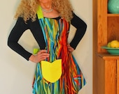 Vintage Apron, Everglades Stripes Womens Apron