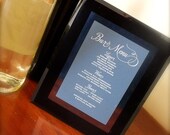 Printable Wedding Bar Menu or Sign -- pompdesigns