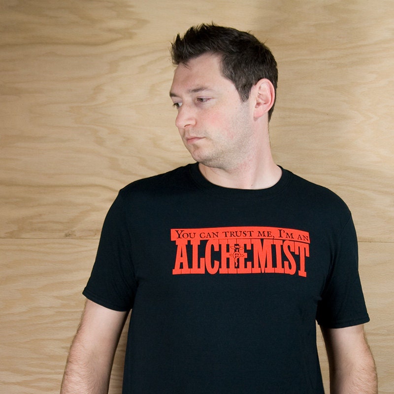 Trust an Alchemist anime tshirt - black tee version - Discontinued