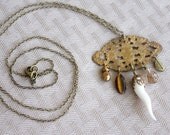 Bohemian Necklace, Handmade Charms, Long Chain, Layer Necklace, Gypsy