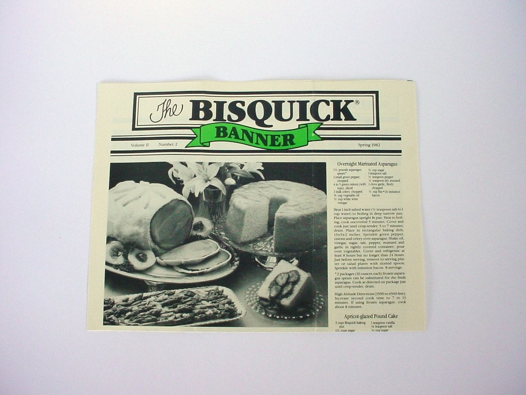 The Bisquick Banner - Spring 1982 - Volume II, Number 2 - Fold-out Leaflet - General Mills Inc.