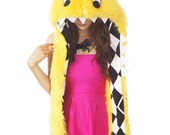 Bumbles - Yellow Furry Monster Hoodie