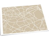 Arlington, VA City Map Art Print / DC Virginia Wall Art Digital Print / 8x10 / Personalized colors