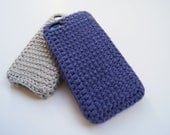 iPhone 4 and 5 Crocheted Cover / Case (Choose your color)