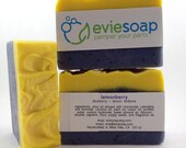 lemonberry - Handcrafted Vegan Soap - blueberry and lemon verbena