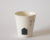 Handmade porcelain cup