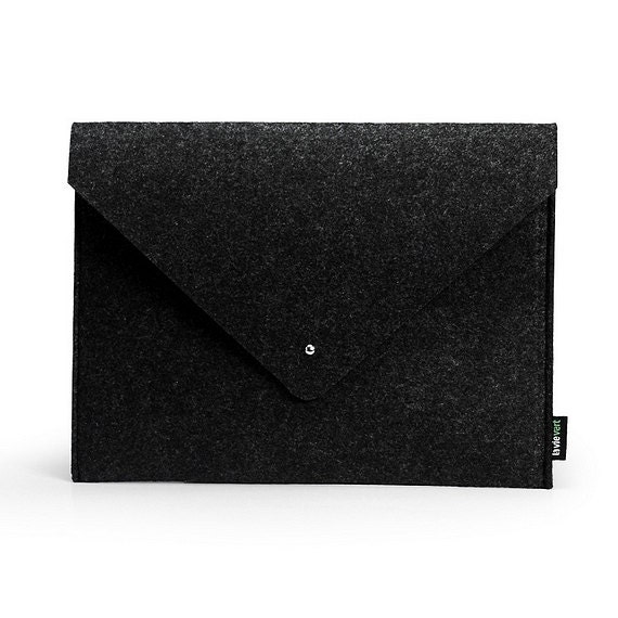 Felt Envelope Black Grey iPad Mini Sleeve iPad Mini Case,iPad Mini Cover iPad Mini iPad Mini Bag iPad Mini Skin :E1142m