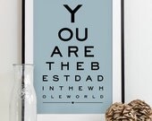 Dad Christmas Gift For Dad, Fathers Day Gift, Dad Christmas Presents For Dad Gift - Best Dad in the Whole World 12x18