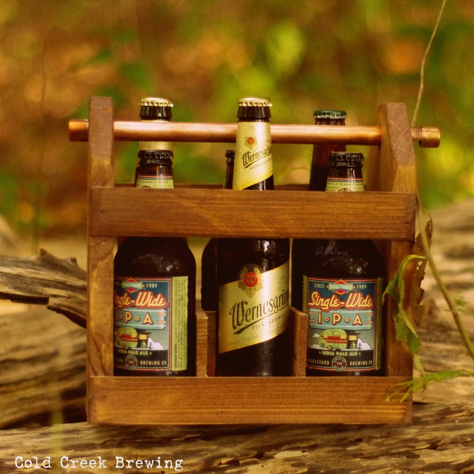 Best Man Gift - Wooden Six Pack Carton - Beer - Beer Caddy - Husband Gift - Gift for Dad - Groomsmen Gift