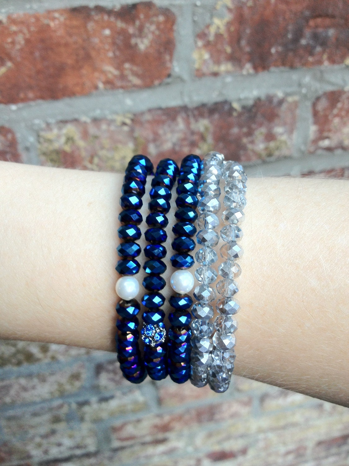 Cobalt Blue Crystal Bracelet