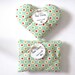 Pocket Hand Warmers - Choice of Hearts or Rectangles mint green with dots