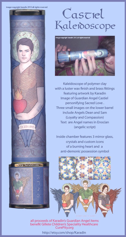 Supernatural Angel Castiel Kaleidoscope