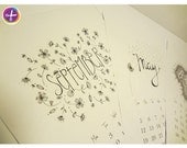 SALE - 2013 Printable Calendar - PDF File