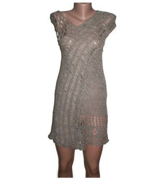 Reserved for Hela - Women Dress Tunic, Freeform, Grey Tunic Dress,Fashion, Gift for Her, OOAK