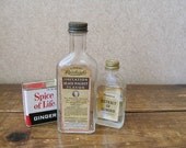 Instant collection: Trio of vintage extract bottles & spice canister