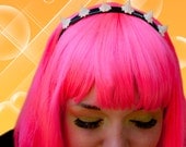 Black Whipped Liberty Headband