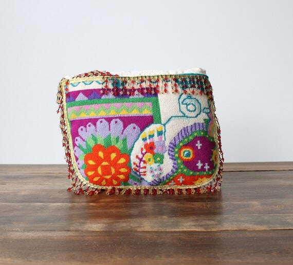 Items similar to Abstract Elephant Embroidered Pillow Decorative