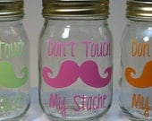 SALE Mustache Piggy Bank, Savings Jar, My Stache