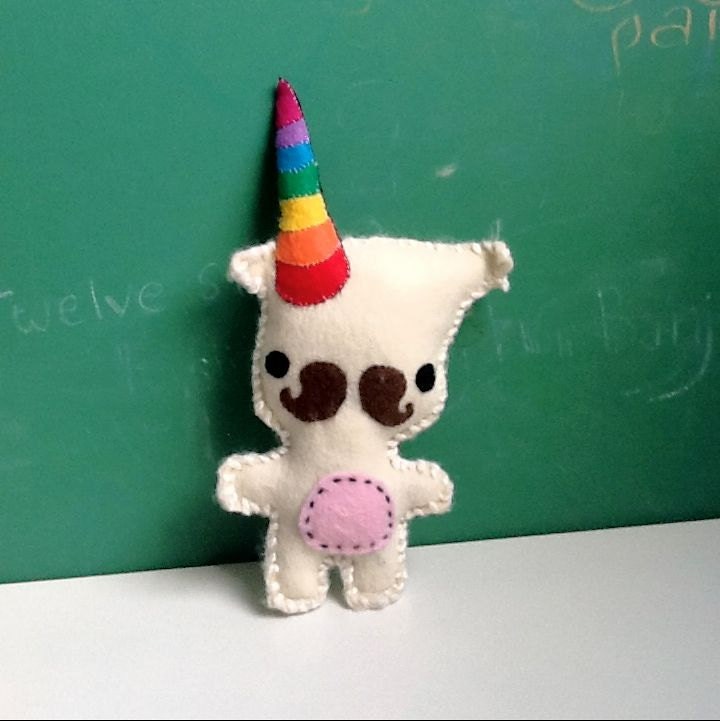 Magical Mustached Unicorn