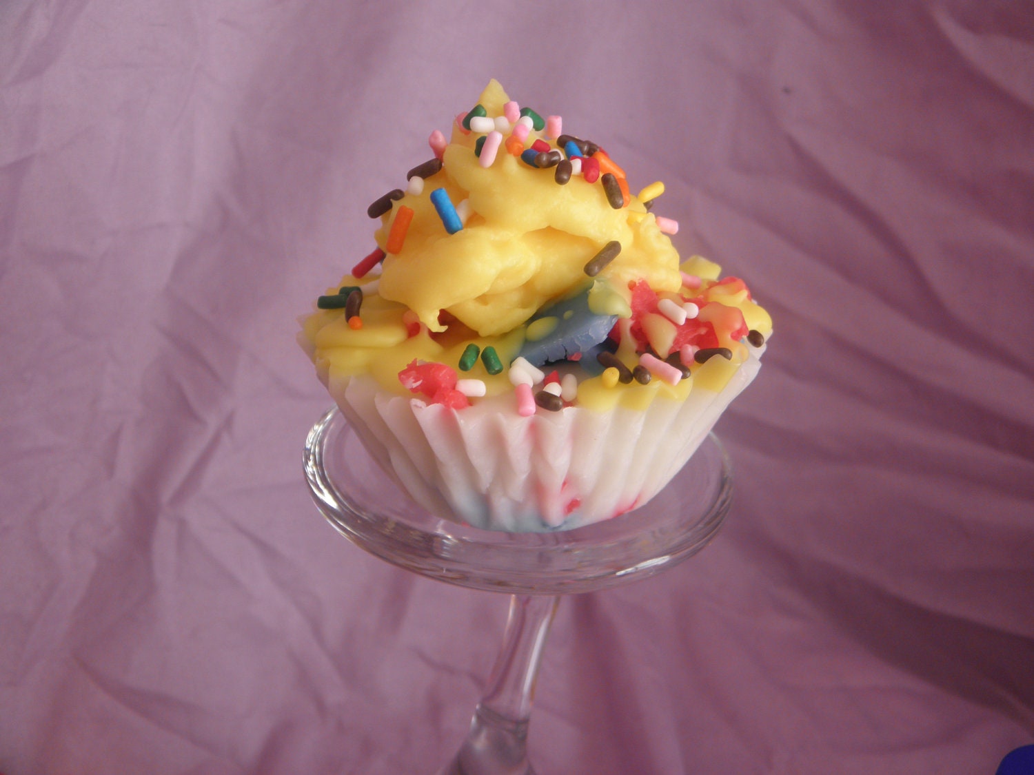 STRAWBERRY  ZUCCHINI CHEESECAKE cupcake ....with a huge topping of whipped homemade cheesecake and sprinkles