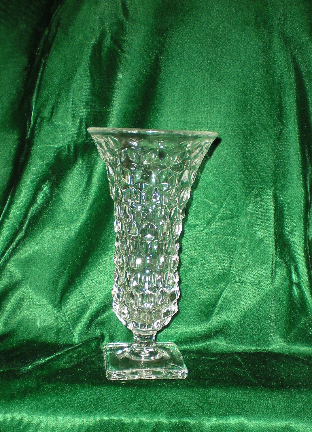 Crystal Fostoria American Pattern Vase