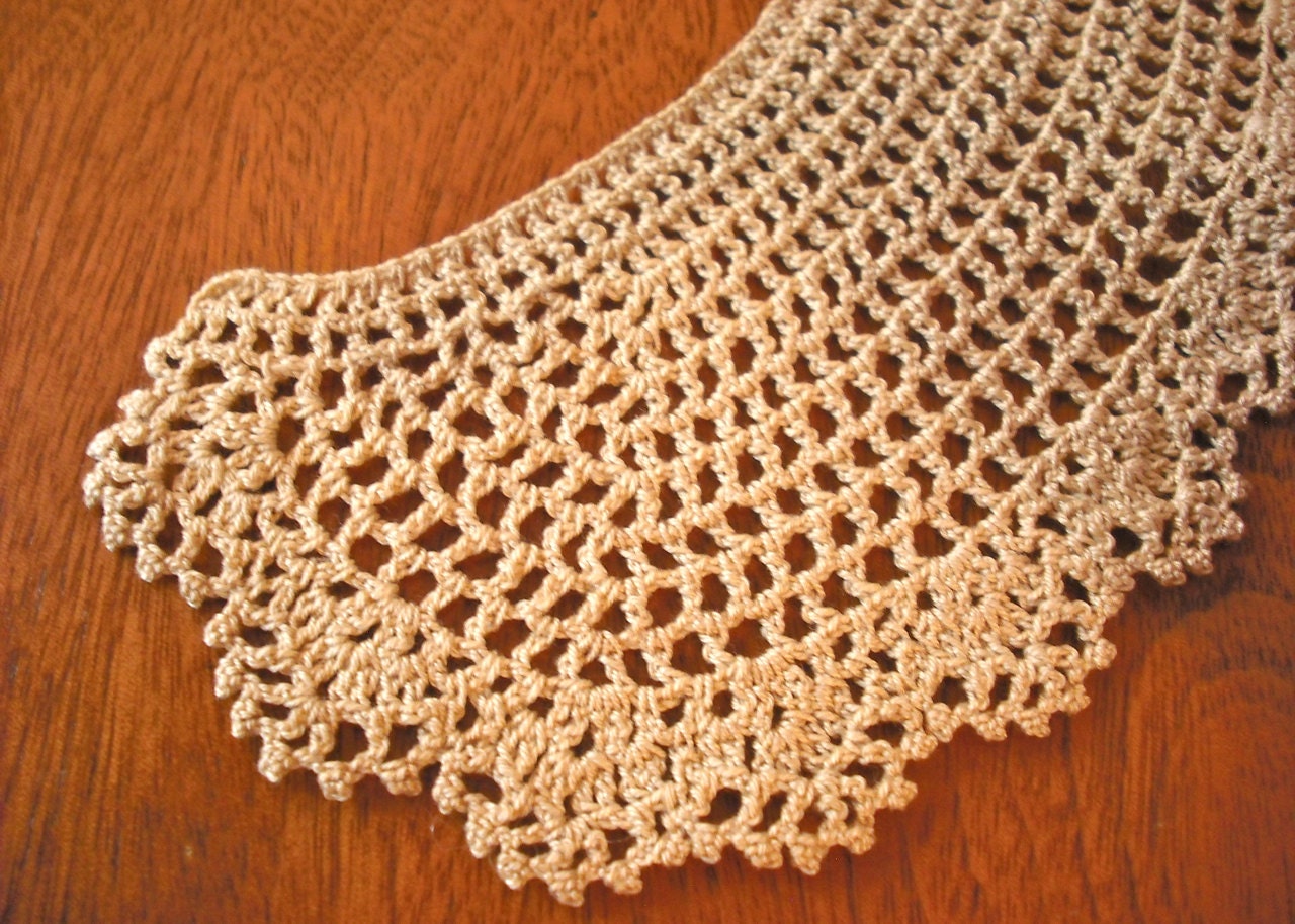 Vintage Lace Cotton Collar Made in the UK