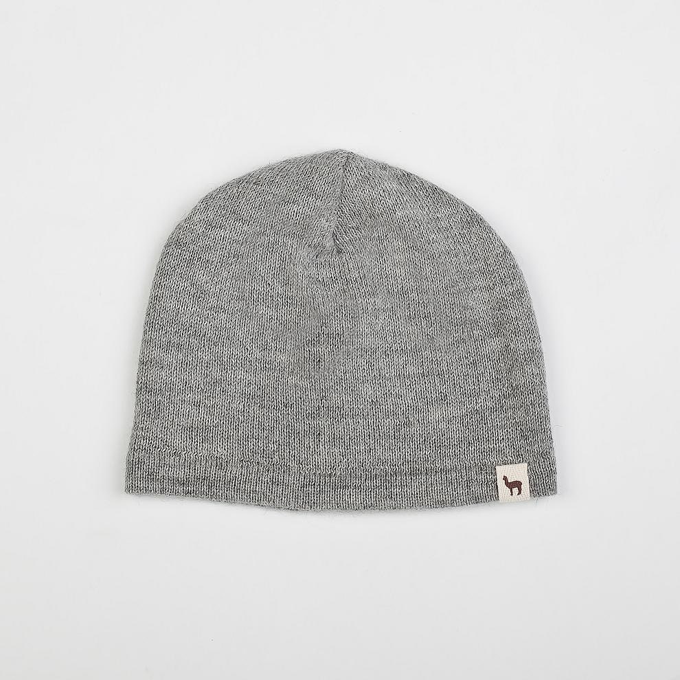 Gray alpaca wool hat / beanie for baby / toddler / girl / boy / children