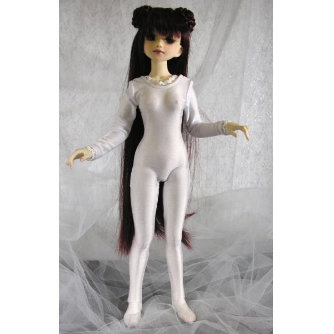 BJD White or Nude Stain Resist Body Suit for MSD Dollfie Unoa