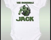 The Incredible Hulk Onesie Personalized onesie