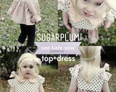 THE SUGARPLUM top and dress PDF pattern