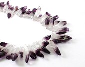 Amethyst necklace: spike necklace, statement necklace natural stone purple necklace chunky stone jewelry spring fashion sexy