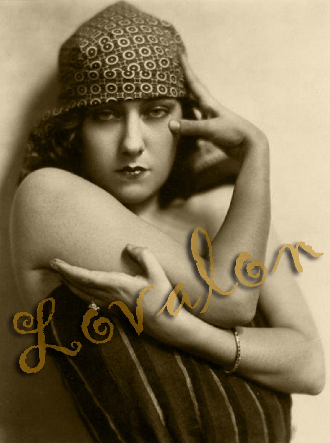 MATURE... 1920's Glamour Goddess... 8 x 10 inch Photo Print