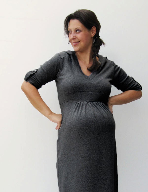 Sports Style Maternity Hoodie  Dress, Maternity, Maternity clothing, Maternity, UK, Cape