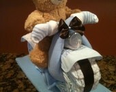 Diaper Motorcycle - Unique Baby Shower Gift or Centerpiece
