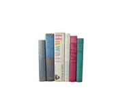 HAWAII PASTELS Decorative Books, Beach Wedding Decor, Home Decor, Photo prop, Book Collection, Interior Design, pink purple white teal