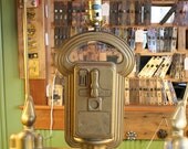 Industrial Art Deco Parking Meter Table Lamp - Vintage Antique Parking Meter Repurposed Original Lighting